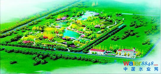 晉陽污水處理廠效果圖 晉陽污水處理廠效果圖