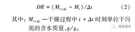 污泥薄層干燥特性及動力學(xué)模型分析